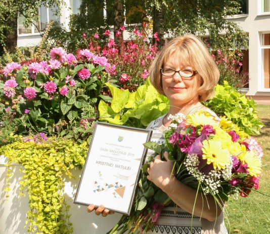 Kristīne Matule, "Gada pedagogs" 2015, Salaspils Mūzikas un mākslas skola.