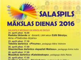 Salaspils Mākslas dienas 25-27.aprīlis