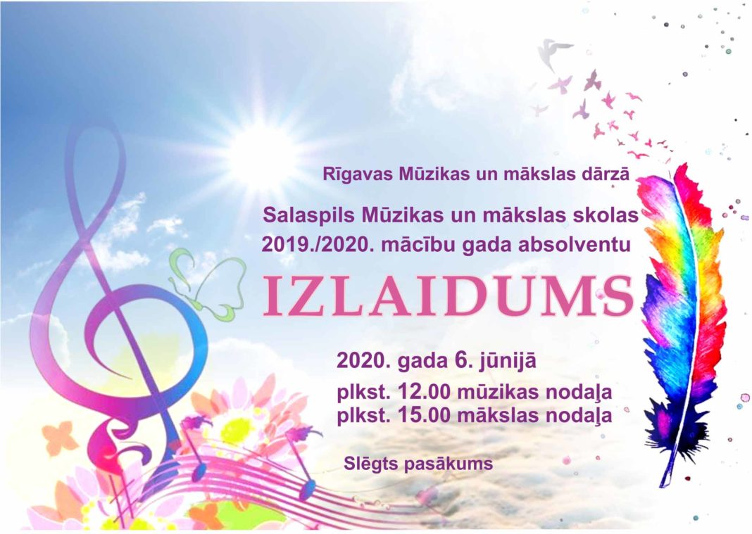 Izlaidums 2020. Salaspils Mūzikas un mākslas skola