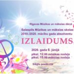 Izlaidums 2020. Salaspils Mūzikas un mākslas skola