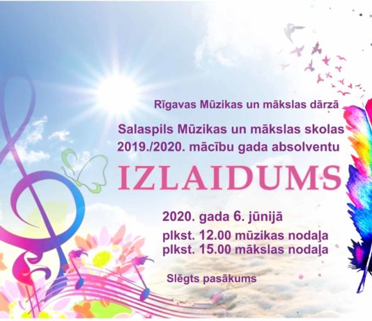 Izlaidums 2020. Salaspils Mūzikas un mākslas skola