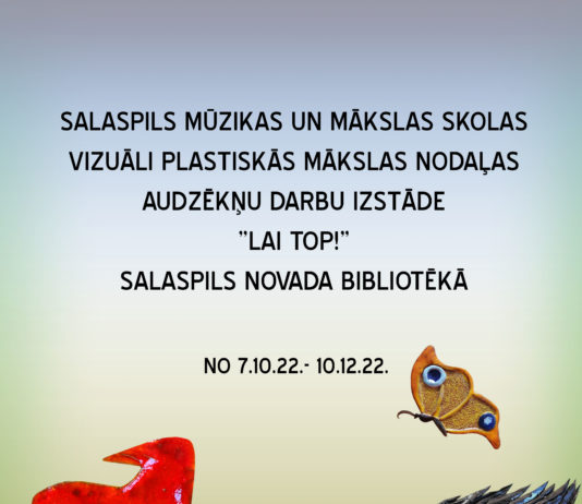 Izstāde "Lai top!"