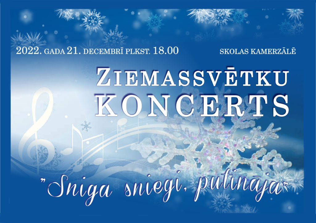 Ziemassvētku koncerts "Sniga sniegi"