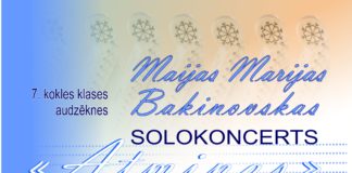 Maijas Marijas Bakinovskas 7. kokles klases audzenes SOLOKONCERTS « Atmiņas » Salaspils Mūzikas un mākslas skolas kamerzālē 2023. gada 1. jūnijā plkst 19.00