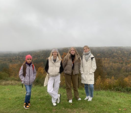 SMMS mākslas nodaļas audzēknes. Grafikas konkurss “Siguldas līnija”