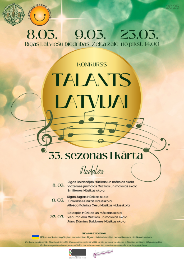 Talants Latvijai 2025