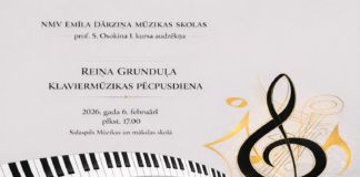 Reiņa Grunduļa klaviermūzikas pēcpusdiena