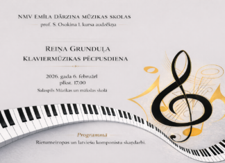 Reiņa Grunduļa klaviermūzikas pēcpusdiena