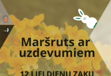 Lieldienu zaķu meklēšanas piedzīvojums Doles salā