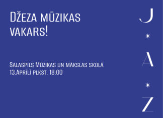 Džeza mūzikas koncerts Salaspils Mūzikas un mākslas skolā