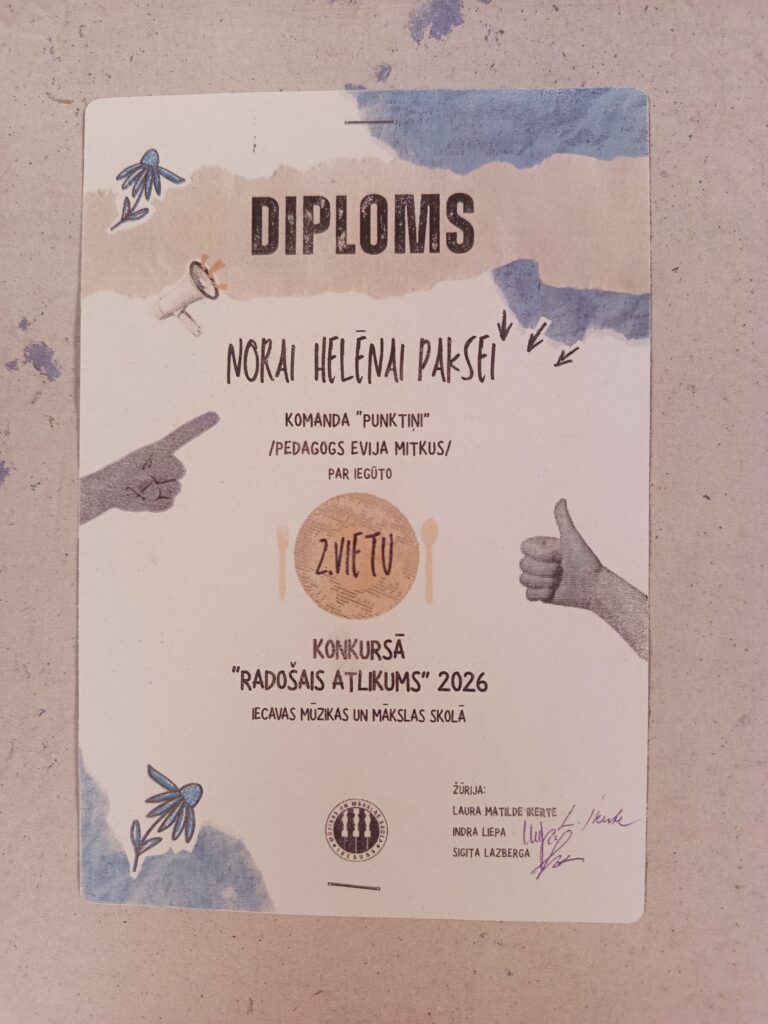 Noras Helenas Pakses diploms